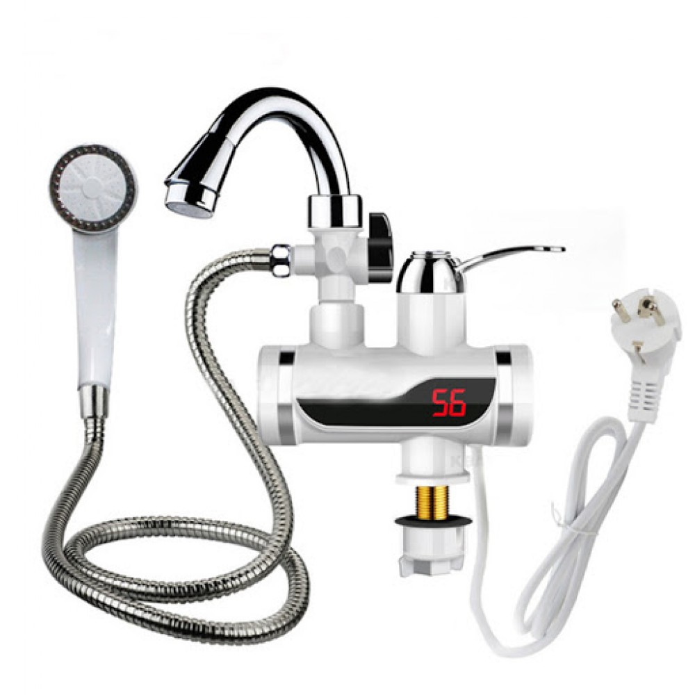 Instant  Hot Water Tap with hand shower for Basin